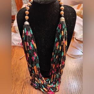 Multicolor Beaded Necklace